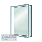 Nobo A3 Poster Frame Anodised Clip Wall Mountable Silver 1915577