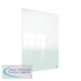 Nobo Transparent Acrylic Mini Whiteboard Desktop 600x450mm 1915618
