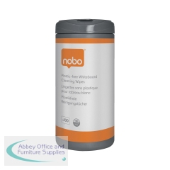 Nobo Plastic Free Whiteboard Cleaning Wipes (Pack of 100) 1915713