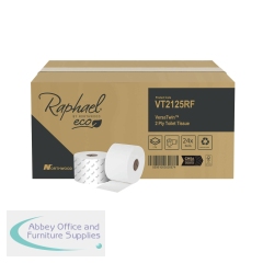 Raphael 2-Ply VersaTwin Toilet Roll 125m (Pack of 24) VT2125RFDS