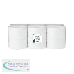 Centrefeed Toilet Roll 2-Ply 270 Sheets Per Roll 100m (Pack of 12) JCCF1001DS
