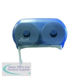Leonardo Versatwin Toilet Roll Dispenser Blue DSTA06