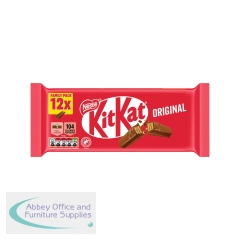 Nestle KitKat 2 Finger Milk Chocolate Bar (Pack of 12) 12604149