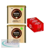 Buy 2 Tins of Gold Blend 750g and get a case of 4-Finger KitKat x24 Pack Free