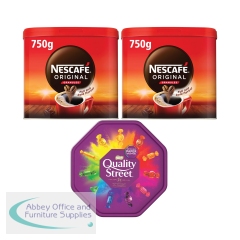 Nescafe Original Coffee 750g Tin Buy 2 Get FOC Quality Street 550g Tub