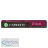 Nespresso Starbucks Sumatra Espresso Coffee Pods (Pack of 10) 12423376