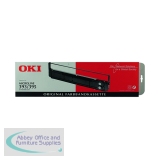 Oki Black 1630 Fabric Ribbon For Microline 393/395C 09002311