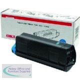 Oki C5000 Series Cyan Toner Cartridge 42127407
