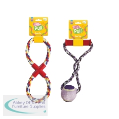 Durable and Strong Dog Rope Toy Assorted (Pack of 24) 312464