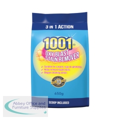 1001 Oxyblast Stain Remover Powder 650g (Pack of 6) S33931