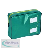GoSecure Tamper Evident Padded Pouch Antimicrobial Green PB09572