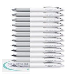 Pentel Floatune Retractable Rollerball 0.8mm Black (Pack of 12) BY208-AX