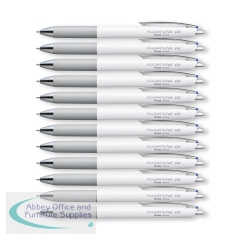 Pentel Floatune Retractable Rollerball 0.8mm Blue (Pack of 12) BY208-CX