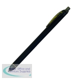 Pentel Energel Noir Retractable Pen 0.7mm Black 12 Pack BL437R1-A