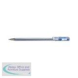 Pentel Superb Ballpoint Pen Fine Blue  (Pack of 12) BK77-C