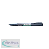 Pentel Permanent Marker Super Fine Black 12 Pack NMF50-A