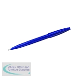 Pentel Fibre Tip Blue Sign Pen (12 Pack) S520-C