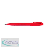 Pentel Sign Pen Fibre Tip Red (12 Pack) S520-B
