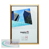 Hampton Easyloader Certificate Photo Frame A4 Plexi Gold EASA4GLD