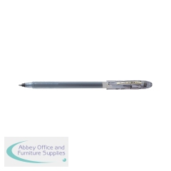 Pilot Super Gel Rollerball Pen Medium Black (Pack of 12) BOX35012243769