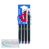 Pilot FrXiion Set2Go Rollerball Synergy Clicker Pens Assorted (4 Pack) S2G571971