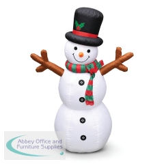 LED Outdoor/Indoor Inflatable Snowman 1800mm GH9044