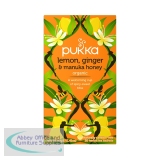 Pukka Lemon Ginger and Manuka Tea (20 Pack) P5049