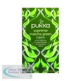 Pukka Supreme Green Matcha Fairtrade WWF Tea (20 Pack) P5056SE