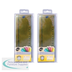 Pukka Pad Irlen Reading Overlay Ruler Assorted (Pack of 5) Buy One Get One Free