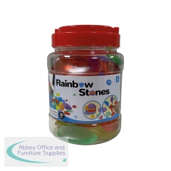 Acrylic Pebbles Shatterproof Assorted Sizes Assorted Colours (Pack of 30) AP30