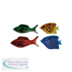 Fidget Toy Jelly Fish Design Assorted 200mm (Pack of 4) FGJF4