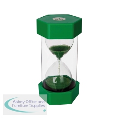 Sand Timer with Matching Coloured Sand 1 Minute Green/Clear 75x75x160mm ST1
