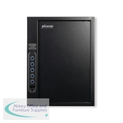 Phoenix Fingerprint Key Safe Electronic Lock 60 Adjustable Hooks Black KS0021F