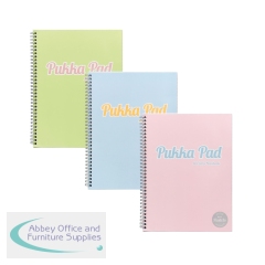 Pukka Pad Pastel Jotta Pad A4 Assorted (Pack of 3) 2010-PST