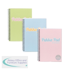 Pukka Pad Pastel Jotta Pad A5 Assorted (Pack of 3) 2011-PST