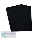 Pukka Softcover Journal Black (3 Pack) 9372-CD