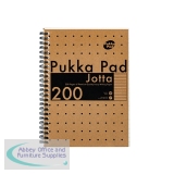 Pukka Pad Kraft Jotta Notebook A5 (Pack of 3) 9567-KRA