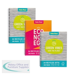 Pukka Pad Pukka Planet Jotta A4 Assorted (Pack of 3) 9898-SPP