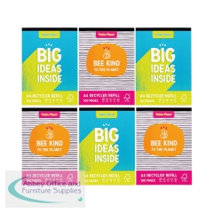 Pukka Pad Pukka Planet Refill A4 Assorted (Pack of 6) 9899-SPP