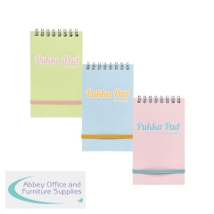 Pukka Pad Pastel Pocket Book A7 Assorted (Pack of 6) 2017-PST