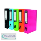 Pukka Brights Box File Foolscap Assorted (10 Pack) BR-9450
