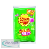 Chupa Chups Fruit Refill Bag 20 Percent Extra (120 Pack) 8302971