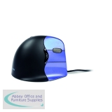 Bakker Elkhuizen Evoluent 4 Small Wired Right Handed Vertical Mouse Blue/Black BNEEVR4S
