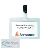 Announce Self-Laminating Badge 54x90mm (Pack of 25) PV00924