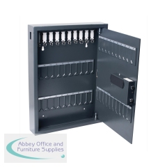 Pavo Magnettag Steel Key Cabinet 50 Key Capacity Dark Grey DF77701