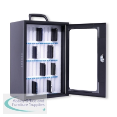 Pavo Smartphone Steel Cabinet 36 Phone Capacity Dark Grey DF70801