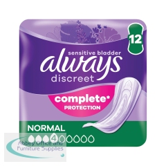 Always Discreet Pads Normal (Pack of 12) 74682