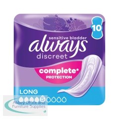 Always Discreet Pads Long (Pack of 10) 74683