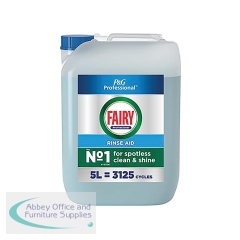 Fairy Professional 4.1 Concentrated Liquid Dishwasher Rinse Aid 5L 28859