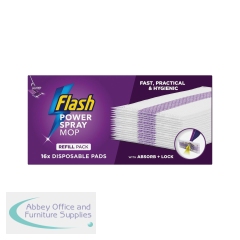 Flash PowerMop Refill Pads x16 Pads (Pack of 4) C013683